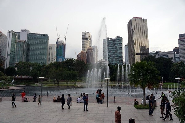 Petronas Towers Fountain