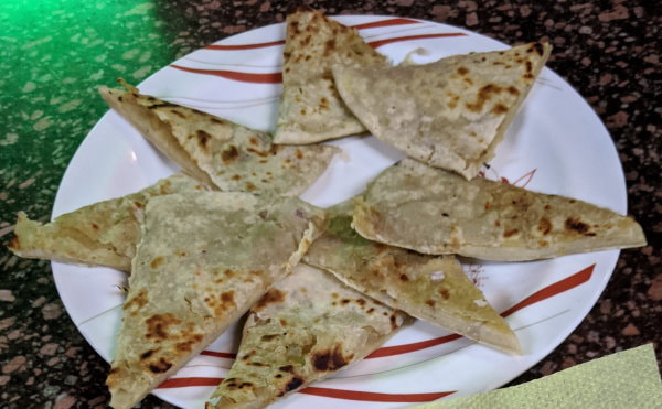 Aloo Paratha in Kathmandu