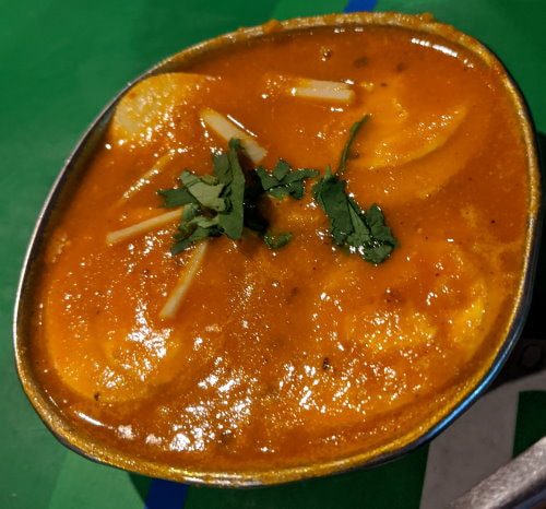 Egg Curry in Kathmandu