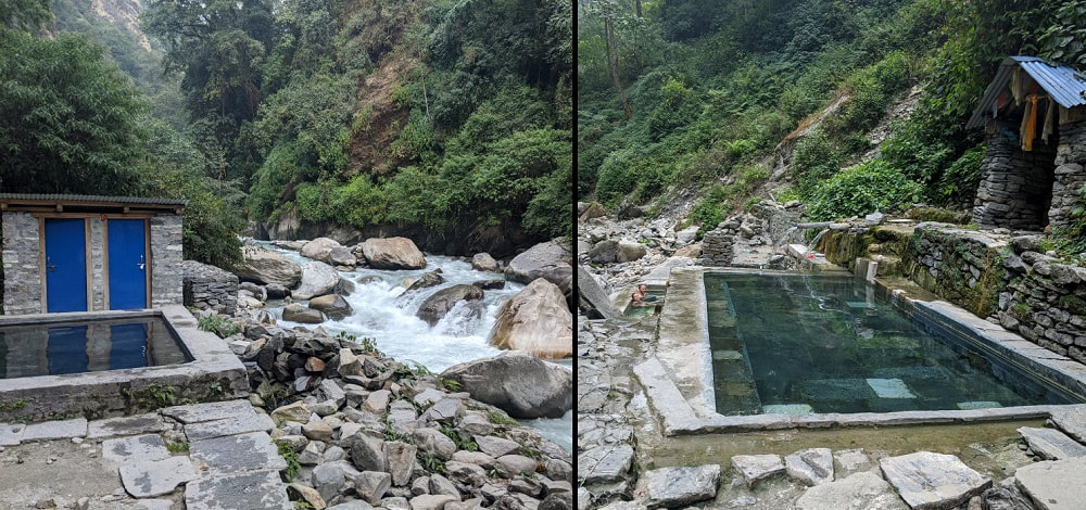 Jhinu Hot Spring - ABC Trek Day 6