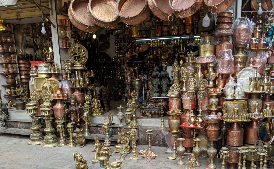 Kathmandu Market - Metal