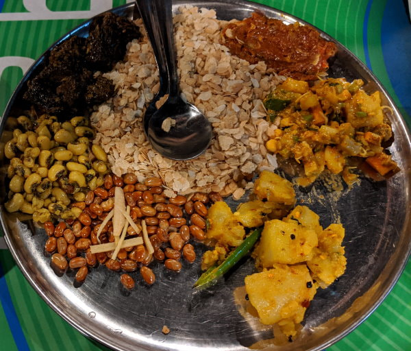 Newari Thali in Kathmandu