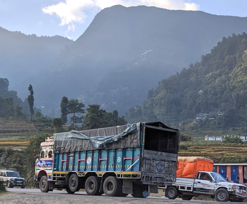 Bus to Pokhara