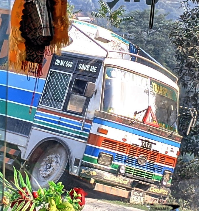 Bus to Pokhara