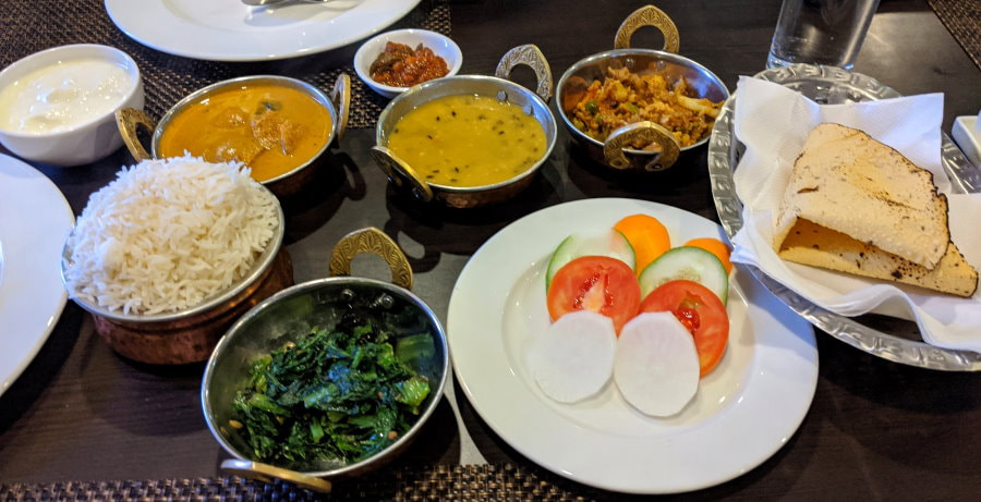 Thali in Kathmandu