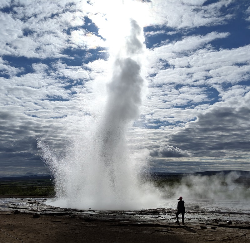 Strokkur Geysir Erupting