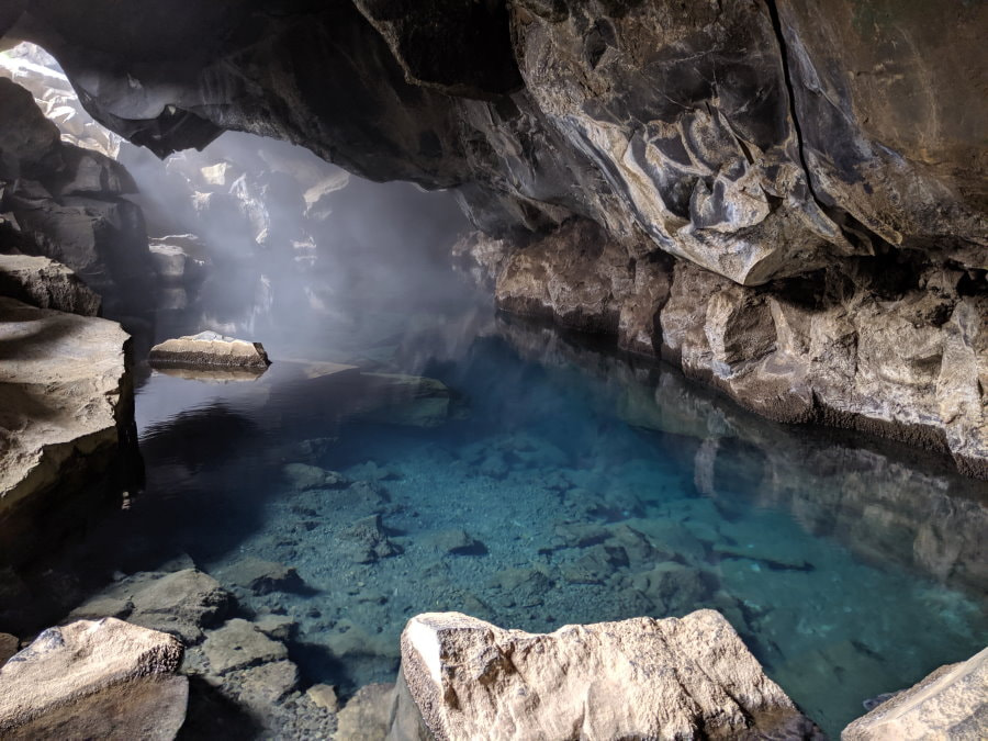 Grjotagja Cave Hot Spring