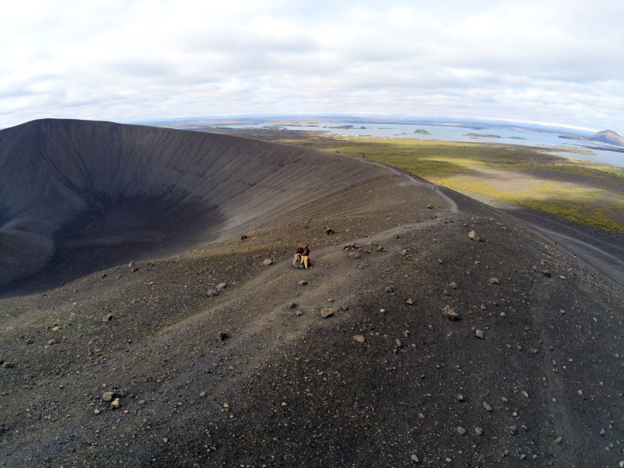 Hverfjall (or Hverfell) Volcanic Crater Hike