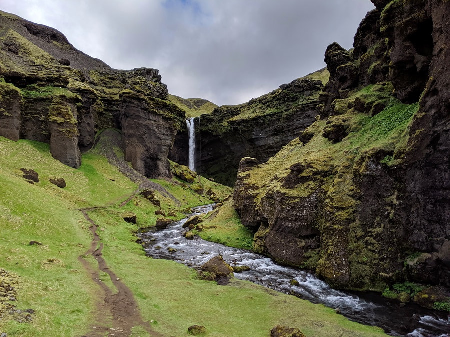 Kvernufoss Waterfall