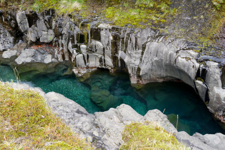 Snæfellsnes Peninsula Roadside Canyon