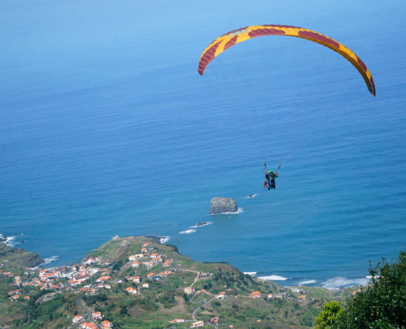 Madeira - Porto da Cruz Paragluide