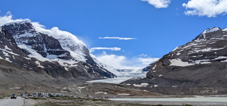 Athabasca Glacier - Viewpoint & Trailhead