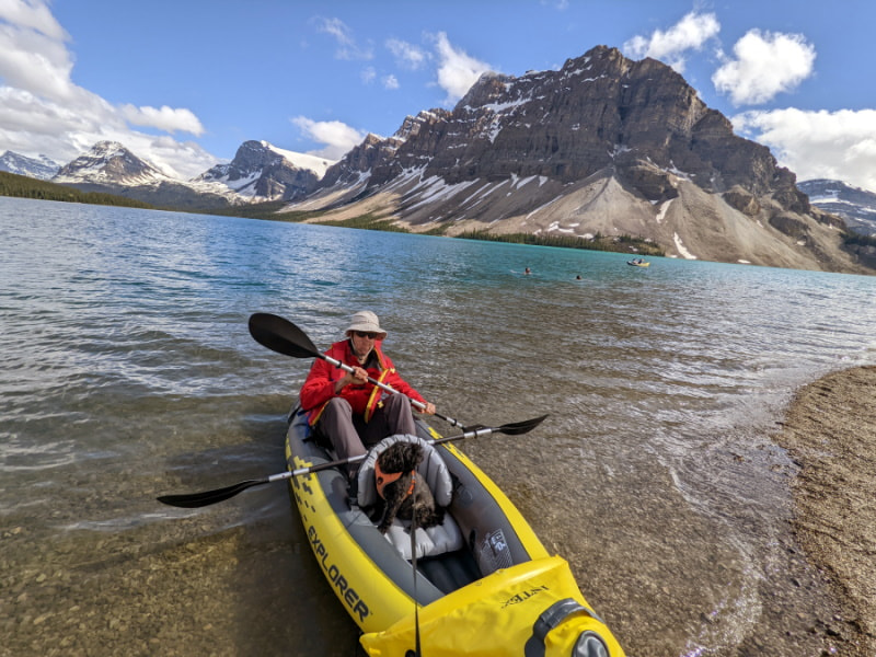 Bow Lake Access - Viewpoint, Kayak Launch, & Hiking Access