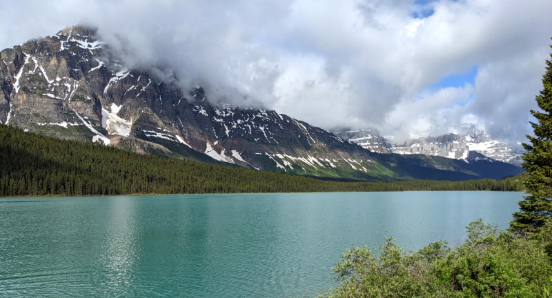 Waterfowl Lake - Viewpoint