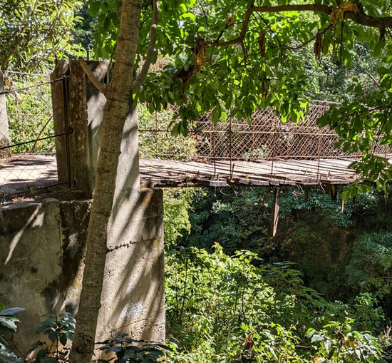 Guatemala Trek - Bridge Crossing