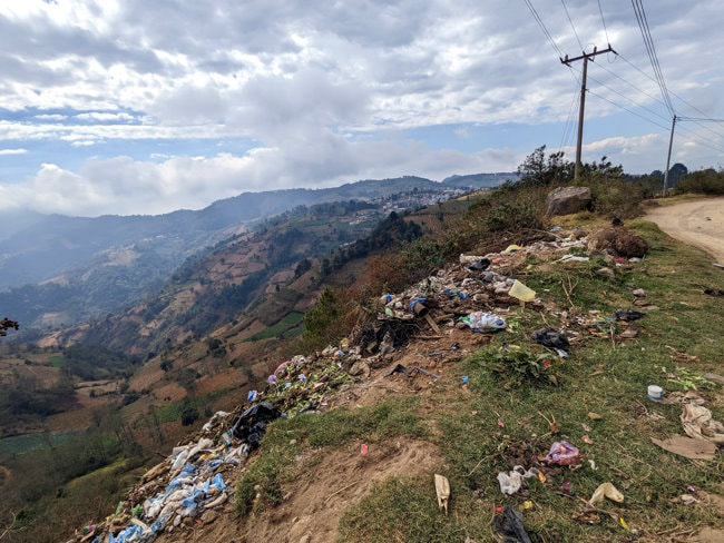 Guatemala Trek - Roadside Dump