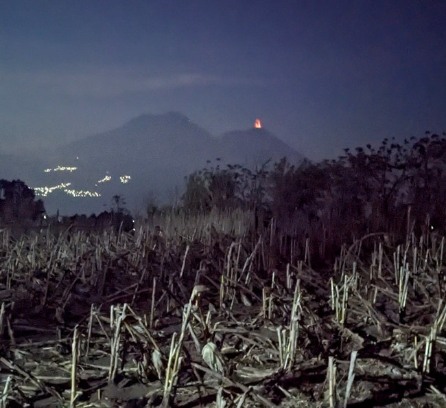 Guatemala Trek - Fuego Eruption