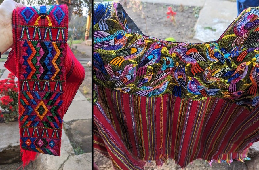 Guatemala Trek - Back Strap Weaving Belt and Shirt