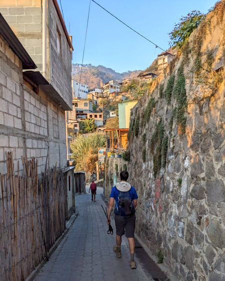 Guatemala Trek - San Antonio Palopó on Lake Atitlan