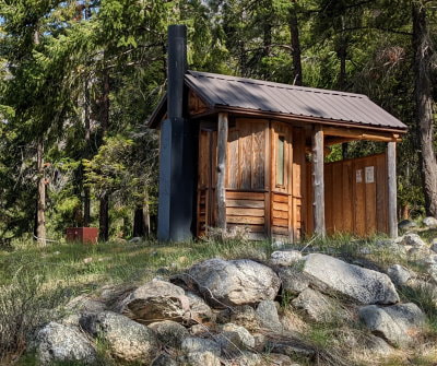 Chelan Prince Creek Campground Bathroom - Washington State