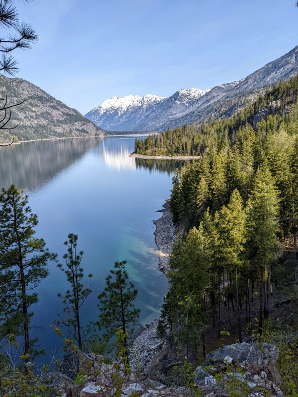 Chelan Lakeshore Trail to Stehekin - Washington State