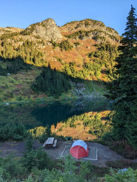 Twin Lakes Campsite - Washington State
