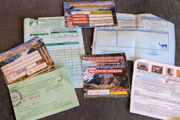 Huayhuash Fee Tickets